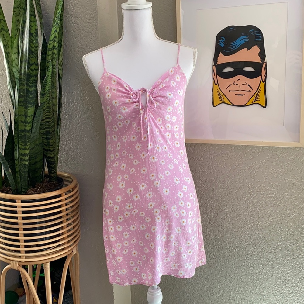 Skylar + Madison Pink Daisy Mini Dress